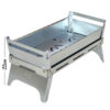 Gril à Charbon de Bois Portable Barbecue de Table - Acier Inoxydable