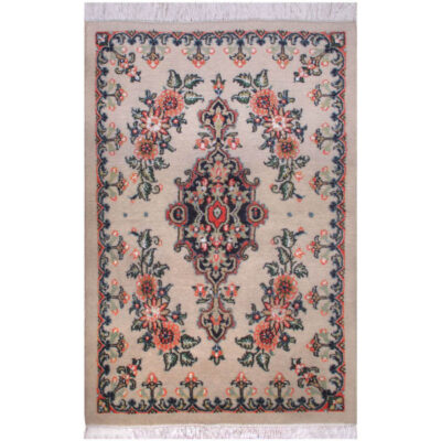 Tapis Persan Mélange de Soie et Laine Fait Main à Tabriz Haris