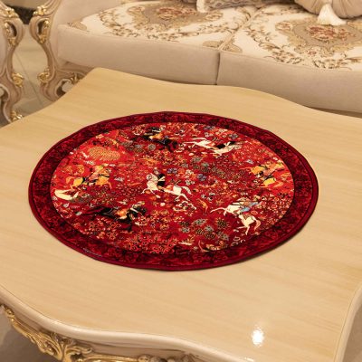Nappe en Velours Élégance Persane Design Inspiré Shekarghah