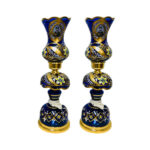 Lampe de cristal persane – forme traditionnelle Laleh Shah Abbasi bleue