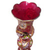 Lampe de cristal persane – forme traditionnelle Laleh Shah Abbasi rouge