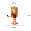 Réservoir d'eau en cuivre martelé 1/5 litre G640