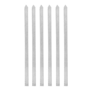 Ensemble de Six Brochettes en Aluminium pour Kabab Koobideh (63 cm) et Grillades