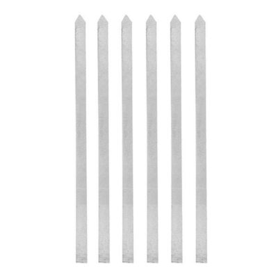 Ensemble de Six Brochettes en Aluminium pour Kabab Koobideh (63 cm) et Grillades