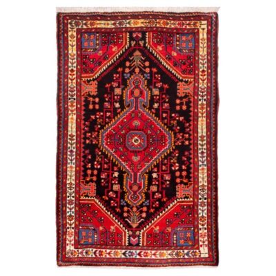 Tapis de prière persan authentique noué à la main et luxueux Sajada Hanieh
