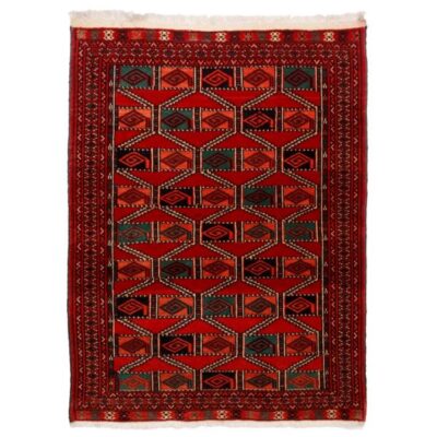 Tapis de prière persan authentique noué à la main et luxueux Sajada Tout-en-un