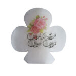 Lampe en sel en forme de trèfle islamique avec calligraphie des 4 Sourates Qul