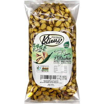 Pistaches iraniennes salées au safran – Variété Fandoghi 1350 grammes