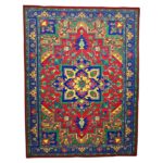 Tapis en feutre de laine persan 100% naturel et fait main Haris I