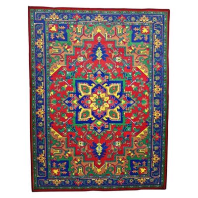 Tapis en feutre de laine persan 100% naturel et fait main Haris I