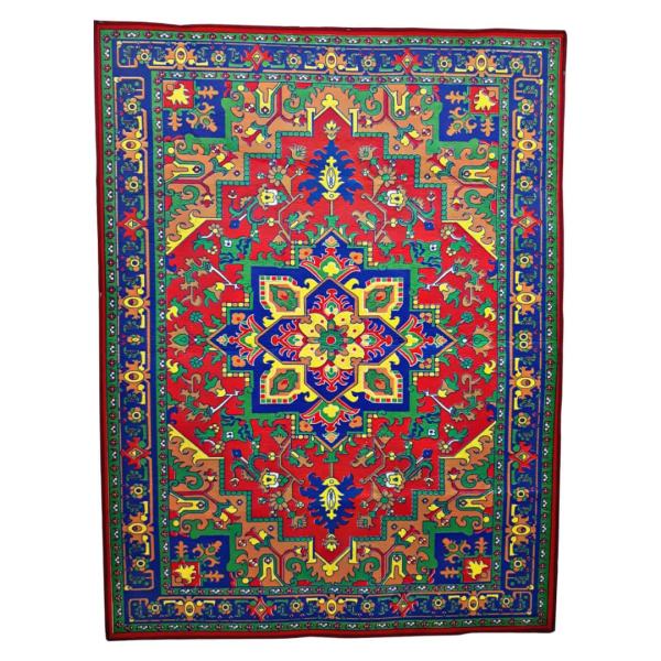 Tapis en feutre de laine persan 100% naturel et fait main Haris I