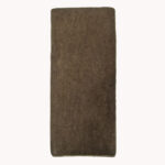 Tapis en feutre de laine persan 100% naturel et fait main Marron