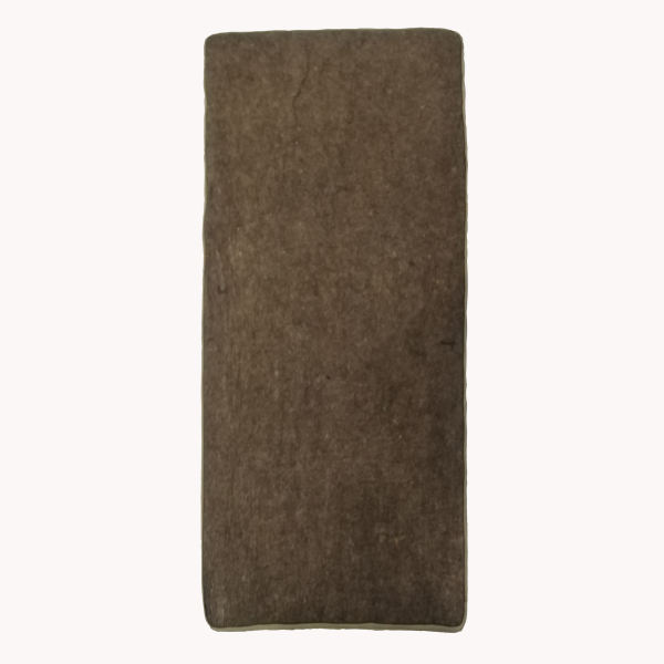 Tapis en feutre de laine persan 100% naturel et fait main Marron