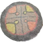 Tapis en feutre de laine persan 100 % naturel et fait main N17