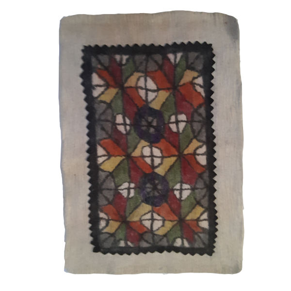 Tapis en feutre de laine persan 100% naturel et fait main Abgin