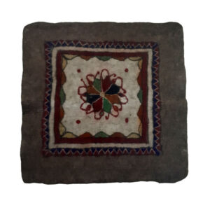 Tapis en feutre de laine persan 100% naturel et fait main Ibrown