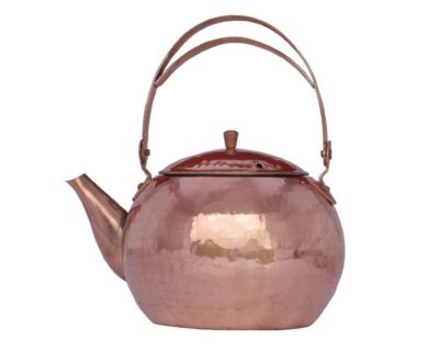 Bouilloire en cuivre persan durable pour cuisinière traditionnelle martelée Yas