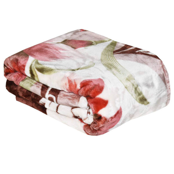 Couverture Golbaft Iranienne pour Lit Une Place 220×160 cm Fleur
