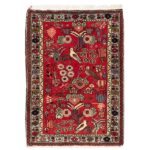 Tapis de prière persan authentique noué à la main et luxueux Sajada Fleurs
