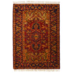 Tapis Persan Fait Main avec Design Médaillon Modèle Varna