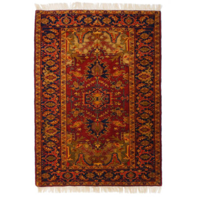 Tapis Persan Fait Main avec Design Médaillon Modèle Varna