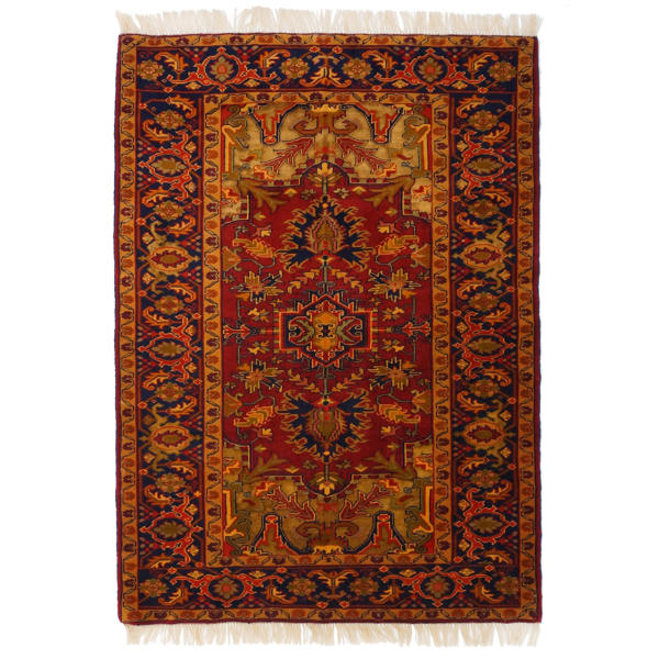 Tapis Persan Fait Main avec Design Médaillon Modèle Varna