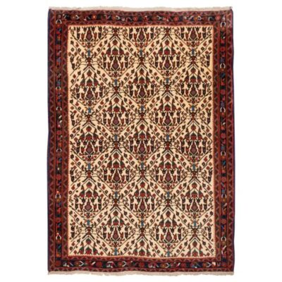 Tapis Persan Fait Main avec Couleur Crème