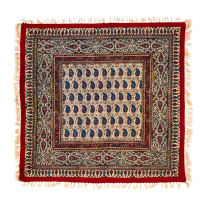 Nappe Persane : Impression Traditionnelle Kalamkari d’Isfahan Bloc Atriyan III