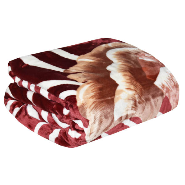 Couverture Golbaft pour Lit Deux Places 220×240 cm Magenta