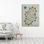 Islamic Wood Print Art – 4 Qul & Wa In Yakad Wall Art