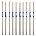 Ensemble de Dix Brochettes en Acier (17 cm) pour Kebab de Poulet et Grillades