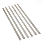 Ensemble de Six Brochettes Plates en Acier (65 cm) pour Kabab Koobideh, Adana, Kofta et Grillades