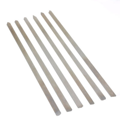 Ensemble de Six Brochettes Plates en Acier (65 cm) pour Kabab Koobideh, Adana, Kofta et Grillades