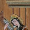 Art en Marqueterie de Bois - La Dame Artistique Perse de l'Amour