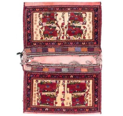Sacoche de selle persane vintage – Tissée à la main & d’occasion Tōbrag 102273