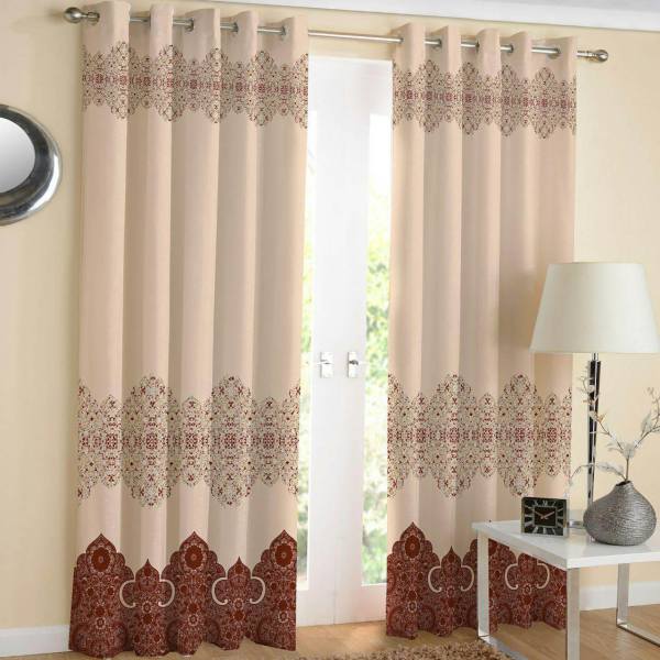 Rideau Œillets Persan – Velours Imprimé Design Spécial