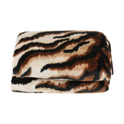 Couverture Golbaft Persane pour Lit Deux Places 220×240 cm Tigre