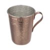 Tasse persane en cuivre - Fabriquée à la main avec anse pour boissons froides - Martelée Zanjani