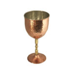 Verre à vin en cuivre persan martelé – Modèle Saba