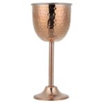 Verre à vin en cuivre persan martelé – Modèle Azin