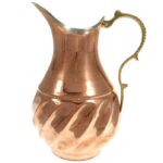 Carafe en cuivre perse martelé traditionnel Jahan