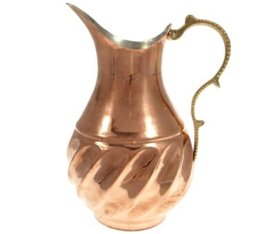 Carafe en cuivre perse martelé traditionnel Jahan