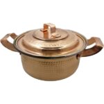 Marmite en cuivre persan – Style de cuisson martelé traditionnel Bahar