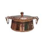 Marmite en cuivre persan – Style de cuisson martelé traditionnel Raya