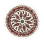 Nappe Persane : Impression Traditionnelle Kalamkari d’Isfahan Bloc Atriyan
