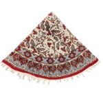 Nappe Persane : Impression Traditionnelle Kalamkari d’Isfahan Bloc Atriyan II
