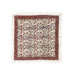 Nappe Persane : Impression Traditionnelle Kalamkari d’Isfahan Bloc Fleurs