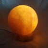 Lampe globe de sel persane – design lune magnifique fait main