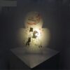Persian Clover Salt Lamp - Eshgh Lampe trèfle de sel persane – design calligraphie EshghDesign