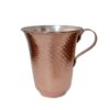 Tasse persane en cuivre - Ensemble de 6 fabriquées à la main avec anse pour boissons froides - Martelées Limak
